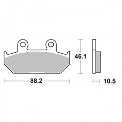 ΤΑΚΑΚΙΑ BRAKING 690 FA124/P40/P41 XLV600-TRANSALP/NX650-DOMINATOR/XRV650-AFRICA TWIN