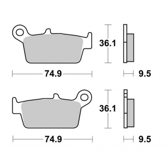 ΤΑΚΑΚΙΑ BRAKING 701 FA131 MX