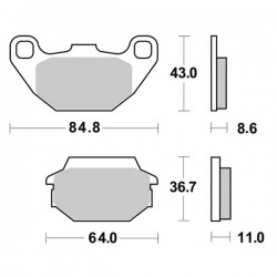 ΤΑΚΑΚΙΑ BRAKING 869/FA305