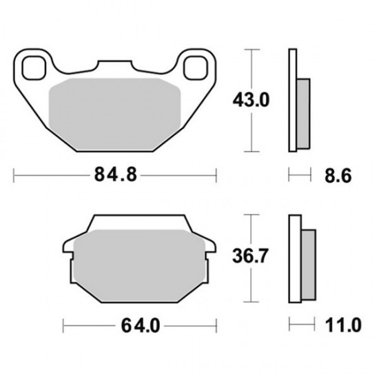 ΤΑΚΑΚΙΑ BRAKING 869/FA305