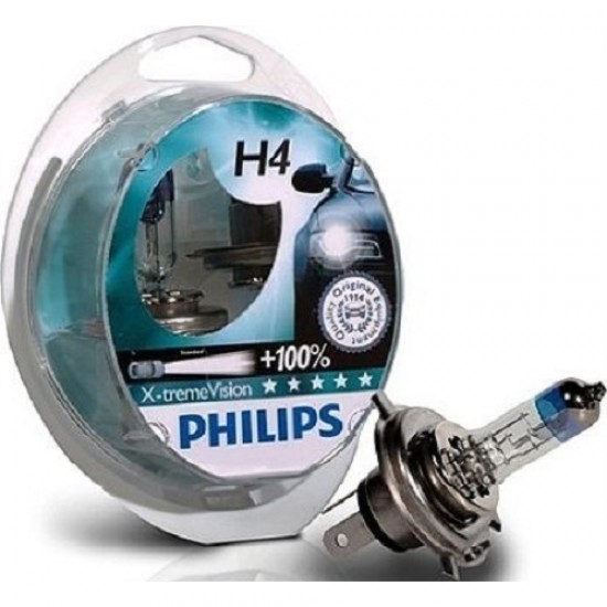 ΛΑΜΠΑ PHILIPS H4 12V-60-55W X-TREME +130%