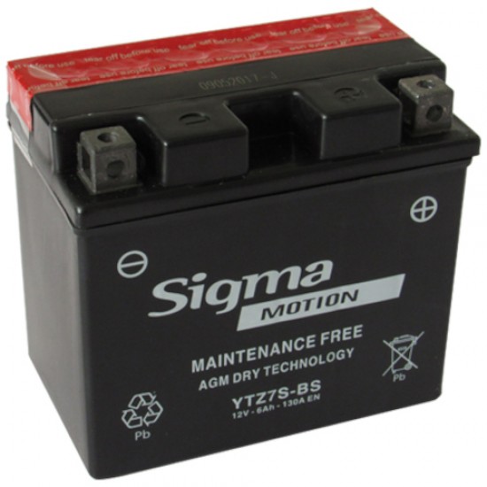 ΜΠΑΤΑΡΙΑ YTZ7S-BS 12V 6AH SIGMA