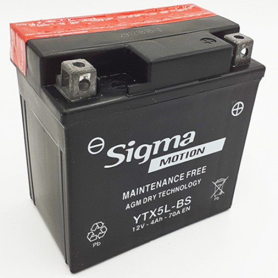 ΜΠΑΤΑΡΙΑ YTX5L-BS 12V4AH SIGMA