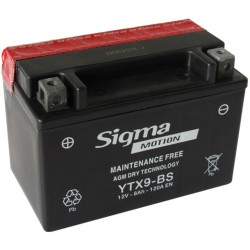 ΜΠΑΤΑΡΙΑ YT9B-BS 12V8AH SIGMA MOTION