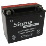 ΜΠΑΤΑΡΙΑ YTX20L-BS 12V18AH SIGMA MOTION MOTO (EBX20L-BS) RIGH