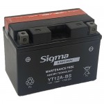 ΜΠΑΤΑΡΙΑ YT12A-BS 12V10AH SIGMA MOTION MOTO (EB12A-BS) LEFT
