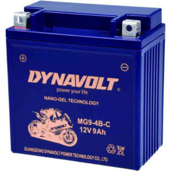 ΜΠΑΤΑΡΙΑ DYNAVOLT YB9B MG9-4B-C NANOGEL 225CA 130CCA