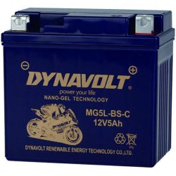 ΜΠΑΤΑΡΙΑ DYNAVOLT YTX5L-BS MG5L-BS-C NANOGEL 190CA 90CCA