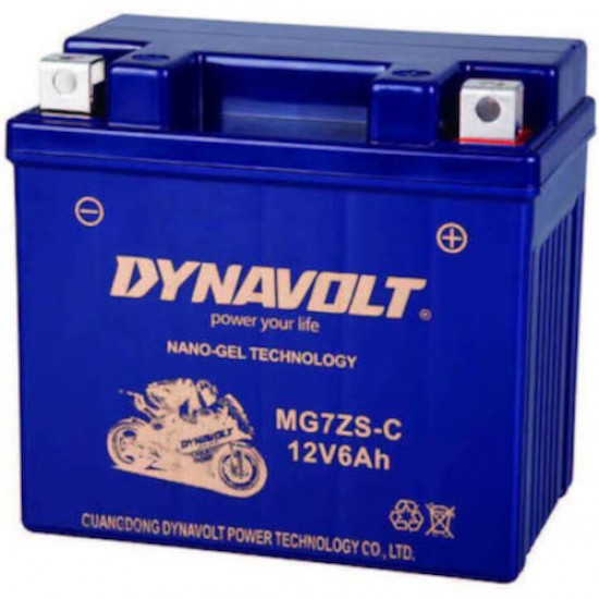 ΜΠΑΤΑΡΙΑ DYNAVOLT YTZ7 MG7ZS-C NANOGEL 180CA 95CCA