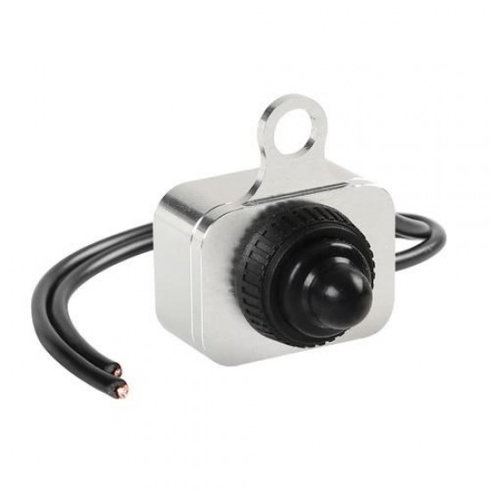 ΔΙΑΚΟΠΤΗΣ ΤΙΜΟΝΙΟΥ ON-OFF LAMPA 12V 6A ΑΔΙΑΒΡΟΧΟΣ ΑΛΟΥΜΙΝΙΟΥ