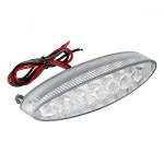 ΦΑΝΑΡΙ ΠΙΣΩ LAMPA PORSTER 12V 19LED ΑΣΠΡΟ ΚΡΥΣΤΑΛΛΟ ΘΕΡΜΟ ΦΩΣ