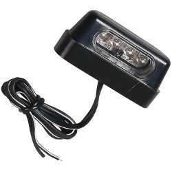 ΦΑΝΑΡΙ ΠΙΝΑΚΙΔΑΣ LAMPA 12V 4LED ΜΑΥΡΟ