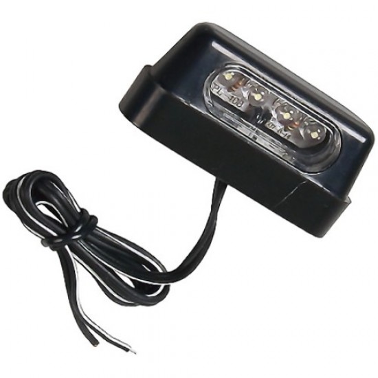 ΦΑΝΑΡΙ ΠΙΝΑΚΙΔΑΣ LAMPA 12V 4LED ΜΑΥΡΟ