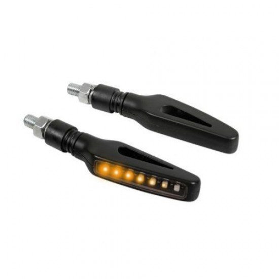 ΦΛΑΣ LAMPA GLORY SQ ΜΑΥΡΑ 12V SMD LED 98X36MM