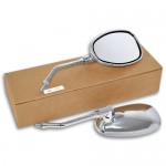 ΚΑΘΡΕΦΤΕΣ ΣΕΤ XINLI KMT113 UNIVERSAL ΟΒΑΛ ΧΡΩΜΙΟ