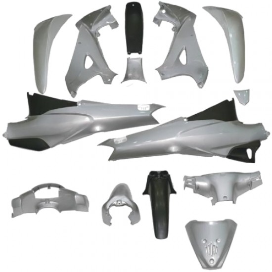 ΚΙΤ ΠΛΑΣΤΙΚΑ ANF125 INNOVA ΑΣΗΜΙ ΤΑΥΛ. 15τμχ.