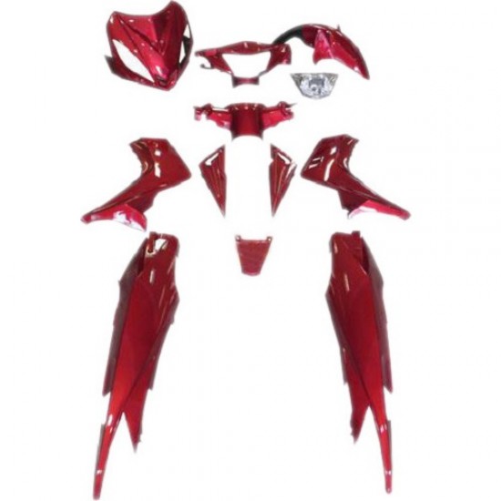 ΚΙΤ ΠΛΑΣΤΙΚΑ HLD ΑΠΛΑ CRYPTON X-135 ΚΟΚΚΙΝΑ