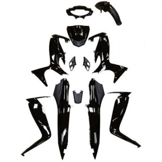 ΚΙΤ ΠΛΑΣΤΙΚΑ ΚΟΜΠΛΕ DINAMIK 125 ΜΑΥΡΑ