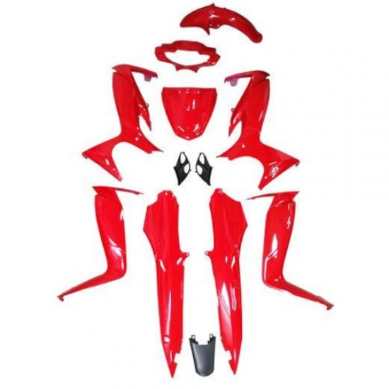 ΚΙΤ ΠΛΑΣΤΙΚΑ ΚΟΜΠΛΕ DINAMIK 125 ΚΟΚΚΙΝΑ