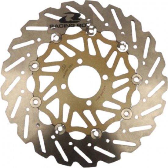 ΔΙΣΚΟΠΛΑΚΑ RACING BOY 297 KAZE-R/XCITE/GT128 300mm ΧΡΥΣΗ ΜΑΡΓΑΡΙΤΑ