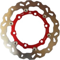 ΔΙΣΚΟΠΛΑΚΑ ΕΜΠΡΟΣ RACING BOY GTR 150 S-SERIES ΚΟΚΚΙΝΗ 298MM