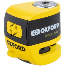 ΚΛΕΙΔΑΡΙΑ ΔΙΣΚΟΦΡΕΝΟΥ OXFORD LK214 SCOOT MICRO XA5 ALARM YELLOW BLACK 5.5mm
