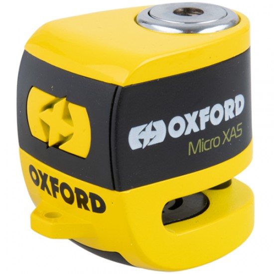 ΚΛΕΙΔΑΡΙΑ ΔΙΣΚΟΦΡΕΝΟΥ OXFORD LK214 SCOOT MICRO XA5 ALARM YELLOW BLACK 5.5mm