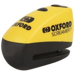 ΚΛΕΙΔΑΡΙΑ ΔΙΣΚΟΦΡΕΝΟΥ OXFORD LK290 SCREAMER 7 ALARM BLACK YELLOW