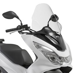 ΖΕΛΑΤΙΝΑ PCX 125-150 ΔΙΑΦΑΝΗ 63Χ43.5 HONDA GIVI