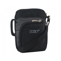 ΤΣΑΝΤΑΚΙ ΩΜΟΥ POLO STRIKE BAG L ΜΑΥΡΟ ΚΑΡΟ