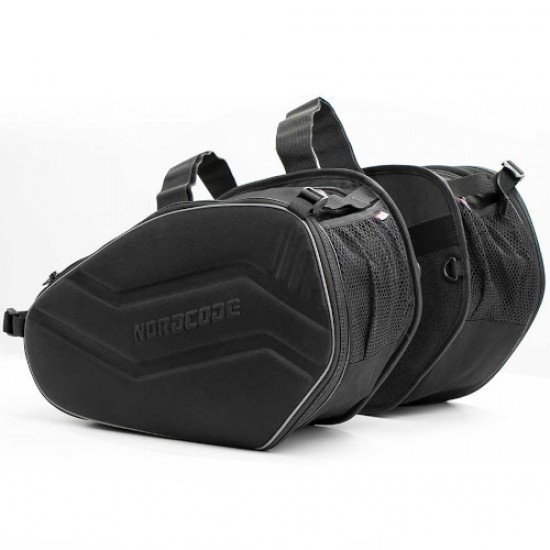 ΤΣΑΝΤΕΣ ΠΛΑΙΝΕΣ NORDCODE X-CARGO ΜΑΥΡΕΣ 25+25L
