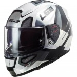 ΚΡΑΝΟΣ LS2 FF397 VECTOR EVO AUTOMAT ΑΣΠΡΟ ΤΙΤΑΝΙΟ