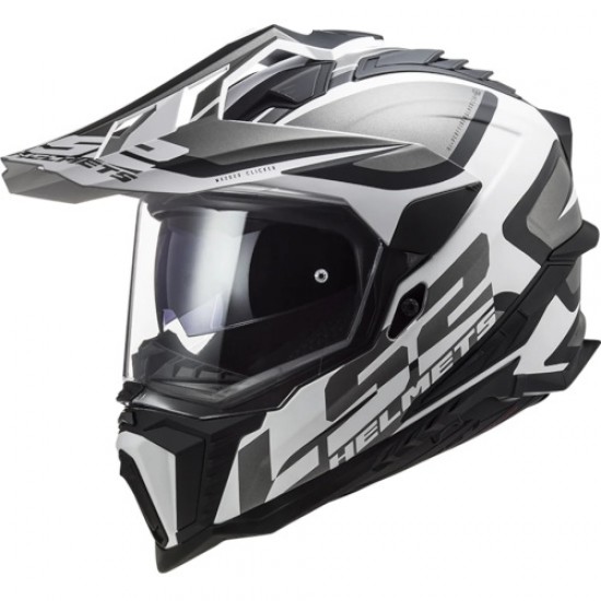 ΚΡΑΝΟΣ LS2 MX701 EXPLORER ALTER ΜΑΥΡΟ ΜΑΤ ΑΣΠΡΟ