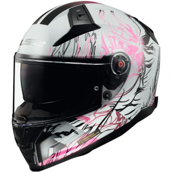 ΚΡΑΝΟΣ LS2 FF811 VECTOR II DARFLO WHITE PINK