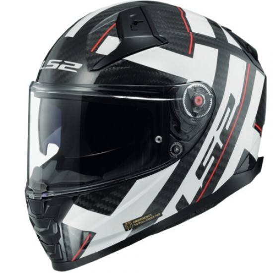 ΚΡΑΝΟΣ LS2 FF811 VECTOR II CARBON STRONG WHITE