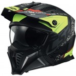 ΚΡΑΝΟΣ LS2 OF606 DRIFTER DEVOR MATT BLACK H-V YELLOW