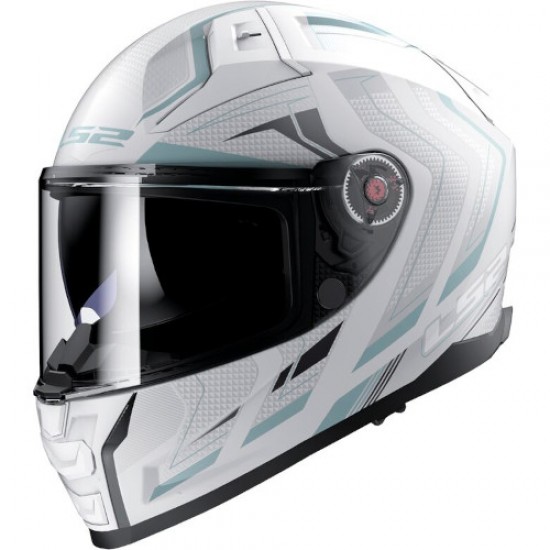 ΚΡΑΝΟΣ LS2 FF811 VECTOR II ALIZER MATT WHITE SILVER
