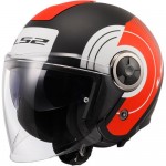 ΚΡΑΝΟΣ LS2 OF620 CLASSY DISKO BLACK RED WHITE