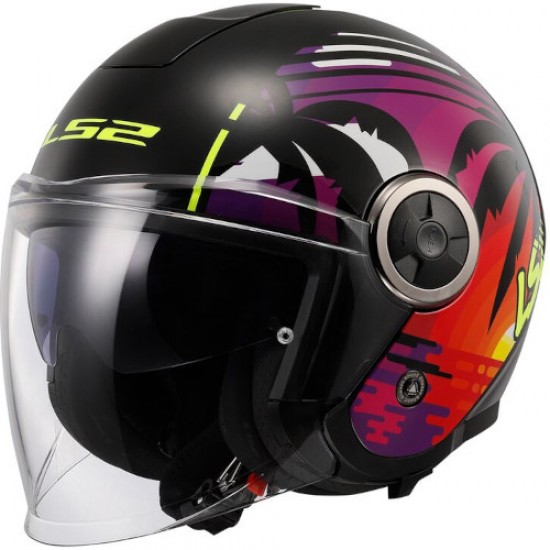ΚΡΑΝΟΣ LS2 OF620 CLASSY PALM BLACK