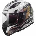 ΚΡΑΝΟΣ LS2 FF353 RAPID II BOHO ΑΣΠΡΟ ΜΑΥΡΟ ΡΟΖ