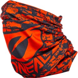 ΠΕΡΙΛΑΙΜΙΟ ONEAL NECKWARMER WALL ΜΑΥΡΟ KOKKINO ONE SIZE