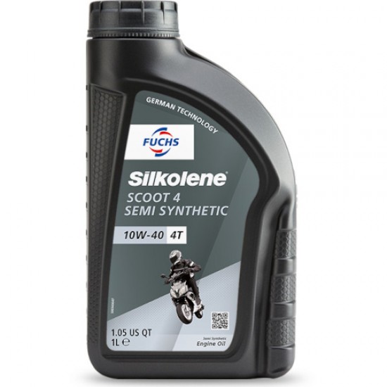 ΛΑΔΙ SILKOLENE SCOOT 4 10W40 SEMI-SYNTH 1L