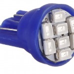 ΛΑΜΠΑ LED T10 W5W 12V 2W ΜΠΛΕ ΦΩΣ ΚΑΡΦΩΤΗ