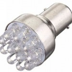 ΛΑΜΠΑ ΣΤΟΠ BAY15D 12V 21/5W 12LED RED