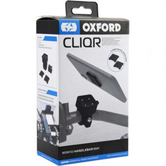 ΒΑΣΗ ΚΙΝΗΤΟΥ OXFORD CLIQR MOTORCYCLE HANDLEBAR MOUNT 22.1MM
