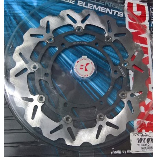 ΔΙΣΚΟΠΛΑΚΑ BRAKING STX21D WAVE 300X132X5 R1 R6 TDM