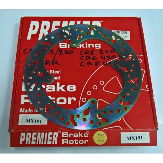 ΔΙΣΚΟΠΛΑΚΑ PREMIER ΠΙΣΩ CR125/CRE250/CRF450 SMX191