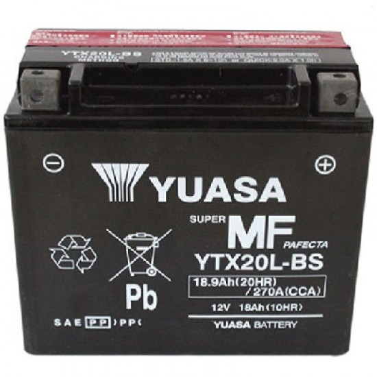 ΜΠΑΤΑΡΙΑ YTX20L-BS YUASA ΙΝΔΟΝΗΣΙΑΣ 18.9Ah