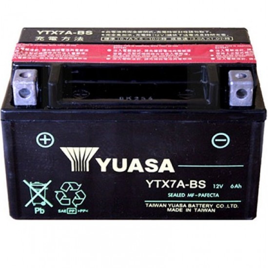ΜΠΑΤΑΡΙΑ YTX7A-BS YUASA TAIWAN 6.3Ah