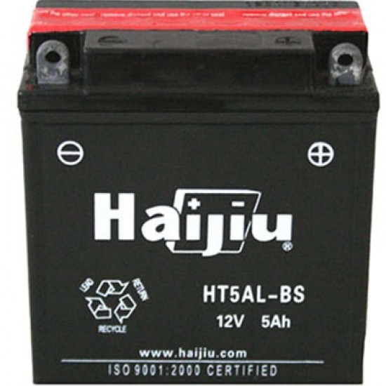 ΜΠΑΤΑΡΙΑ YT5AL-BS (YB5L-B)YB5L-B-BS HAIJIU ROC